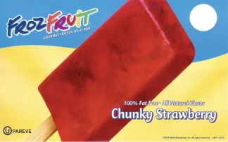 FrozFruit Chunky Strawberry -- FrozFruit  |  24 per case  |  3.5 oz each  |  $0.96 per unit