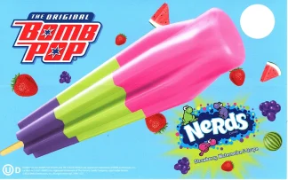 Nerds Bomb Pop -- Bomb Pop  |  12 per case  |  3.75 oz each  |  $1.18 per unit