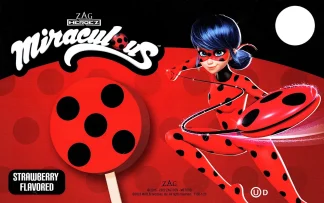 Miraculous Ladybug Strawberry Face Bar -- Blue Bunny  |  18 per case  |  3.75 oz each  |  $1.45 per unit