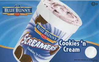 Screamers Cookies 'N Cream -- Blue Ribbon Classics  |  12 per case  |  10 oz each  |  $1.68 per unit