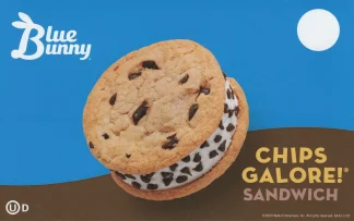 Chips Galore! Sandwich -- Blue Bunny  |  24 per case  |  4.5 oz each  |  $1.59 per unit
