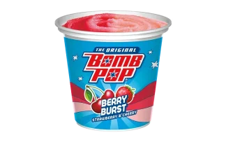 Bomb Pop Berry Burst Cup -- Bomb Pop  |  12 per case  |  6 oz each  |  $1.34 per unit